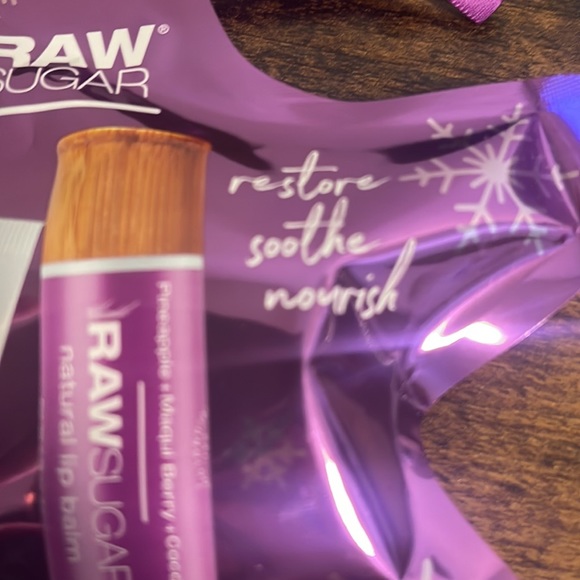 Raw Sugar Ultra Hydrating Lip Balm and Body Lotion set (ONLY PURPLE AVAILABLE)✨ - Picture 3 of 3